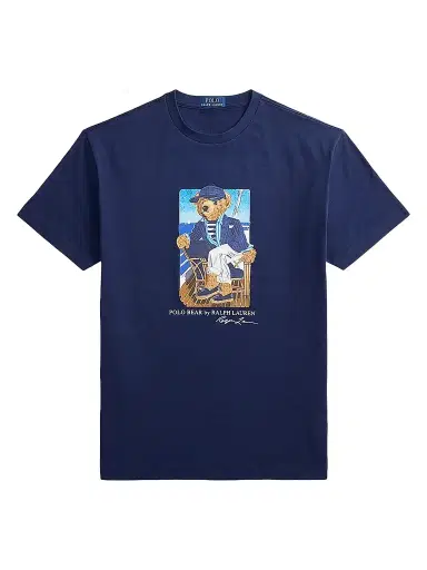Polo Ralph Lauren Men's Classic-Fit Polo Bear T-Shirt - Newport Bear Navy - Size XXL | Thumbnail 1 Polo Ralph Lauren Men's Classic-Fit Polo Bear T-Shirt - Newport Bear Navy - Size XXL | Thumbnail 1