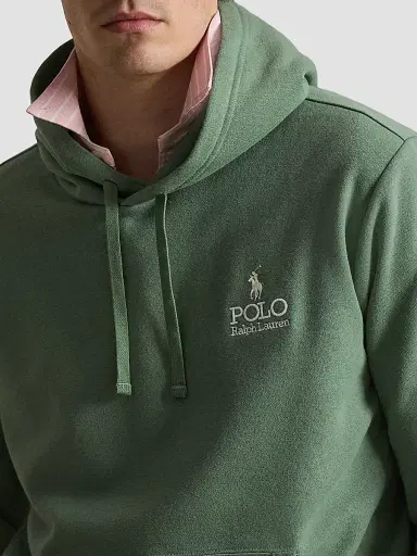 Polo Ralph Lauren Men's Logo-Embroidered Drawstring Hoodie - Fatigue | Thumbnail 5 Polo Ralph Lauren Men's Logo-Embroidered Drawstring Hoodie - Fatigue | Thumbnail 5