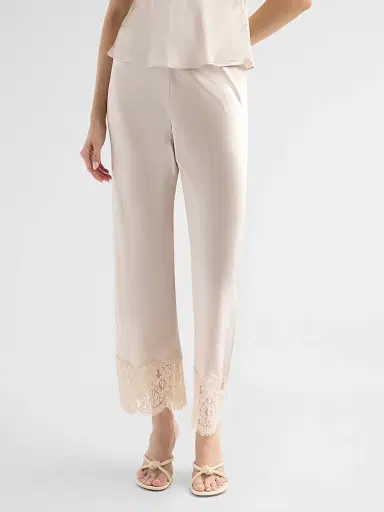 Cami NYC Women's Bristol Lace Pants - Oat | Thumbnail 4 Cami NYC Women's Bristol Lace Pants - Oat | Thumbnail 4