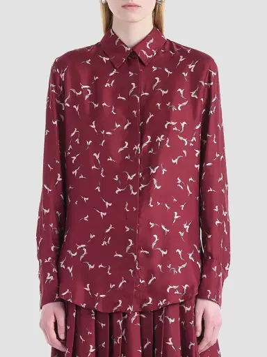 Altuzarra Women's Chika Printed Drape Top | Thumbnail 4 Altuzarra Women's Chika Printed Drape Top | Thumbnail 4