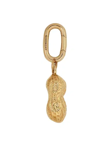 Givenchy Women's Lucky Peanut Charm Bag in Metal - Golden | Thumbnail 1 Givenchy Women's Lucky Peanut Charm Bag in Metal - Golden | Thumbnail 1