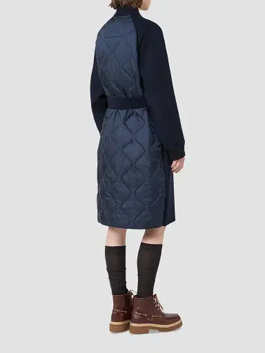 Weekend Max Mara Women's Double Wool Broadcloth Coat - Navy | Thumbnail 4 Weekend Max Mara Women's Double Wool Broadcloth Coat - Navy | Thumbnail 4