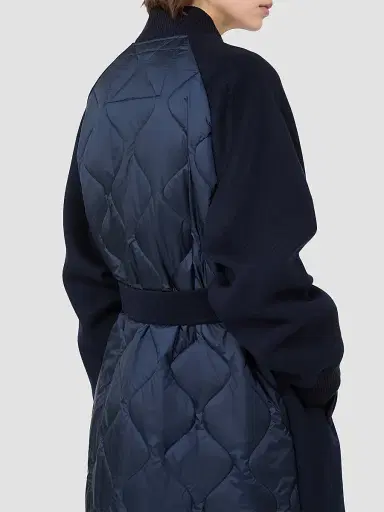Weekend Max Mara Women's Double Wool Broadcloth Coat - Navy | Thumbnail 5 Weekend Max Mara Women's Double Wool Broadcloth Coat - Navy | Thumbnail 5