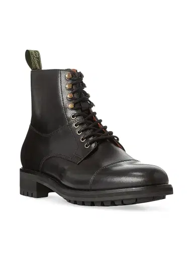 Polo Ralph Lauren Men's Bryson Leather Combat Boots | Thumbnail 2 Polo Ralph Lauren Men's Bryson Leather Combat Boots | Thumbnail 2