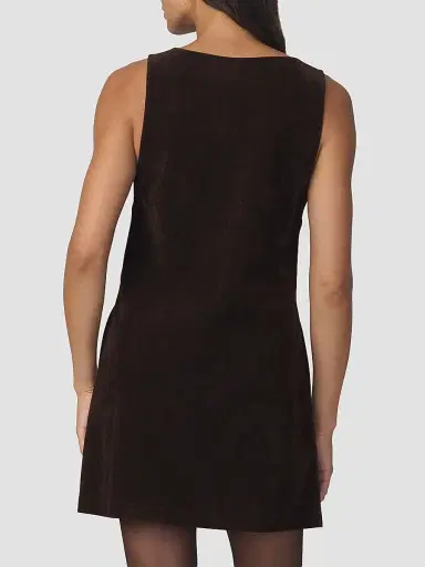 Joe's Jeans Women's The Scoopneck Faux-Suede Mini Dress | Thumbnail 3 Joe's Jeans Women's The Scoopneck Faux-Suede Mini Dress | Thumbnail 3