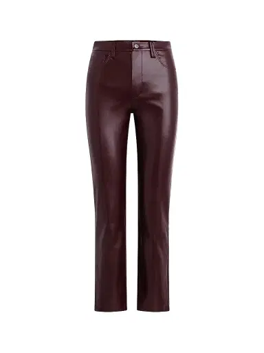 Joe's Jeans Women's The Lyra Faux Leather Slim Ankle Pants - Cabernet - Size 32 | Thumbnail 1 Joe's Jeans Women's The Lyra Faux Leather Slim Ankle Pants - Cabernet - Size 32 | Thumbnail 1