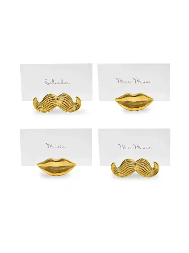 Jonathan Adler Brass Muse Place Card Holders 4-Piece Set | Thumbnail 1 Jonathan Adler Brass Muse Place Card Holders 4-Piece Set | Thumbnail 1