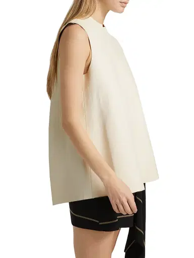 Proenza Schouler Women's Noa Buckle-Detailed Leather Open Back Top | Thumbnail 4 Proenza Schouler Women's Noa Buckle-Detailed Leather Open Back Top | Thumbnail 4