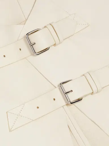 Proenza Schouler Women's Noa Buckle-Detailed Leather Open Back Top | Thumbnail 7 Proenza Schouler Women's Noa Buckle-Detailed Leather Open Back Top | Thumbnail 7