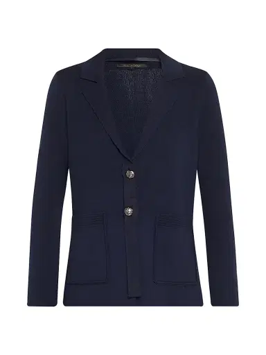 Kobi Halperin Women's Clove Tailored Wool-Blend Sweater - Blue | Thumbnail 1 Kobi Halperin Women's Clove Tailored Wool-Blend Sweater - Blue | Thumbnail 1