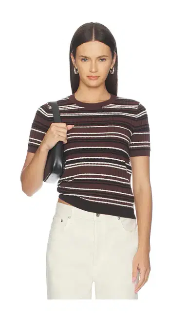 rag & bone Karina Stripe Short Sleeve | Thumbnail 1 rag & bone Karina Stripe Short Sleeve | Thumbnail 1