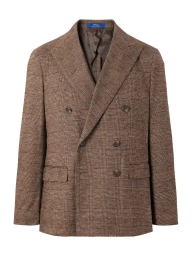 Polo Ralph Lauren Double-Breasted Prince of Wales Blazer - Men | Thumbnail 1 Polo Ralph Lauren Double-Breasted Prince of Wales Blazer - Men | Thumbnail 1