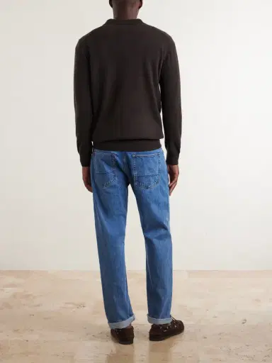 Altea Virgin Wool Polo Sweater - Men | Thumbnail 4 Altea Virgin Wool Polo Sweater - Men | Thumbnail 4