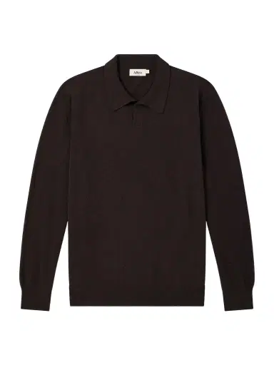 Altea Virgin Wool Polo Sweater - Men | Thumbnail 1 Altea Virgin Wool Polo Sweater - Men | Thumbnail 1
