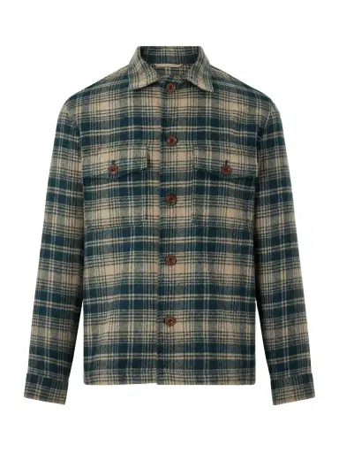 Hartford Checked Wool-Blend Overshirt - Men | Thumbnail 1 Hartford Checked Wool-Blend Overshirt - Men | Thumbnail 1