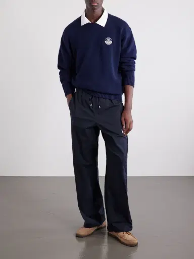 Frame Logo-Embroidered Cashmere Sweater - Men | Thumbnail 2 Frame Logo-Embroidered Cashmere Sweater - Men | Thumbnail 2