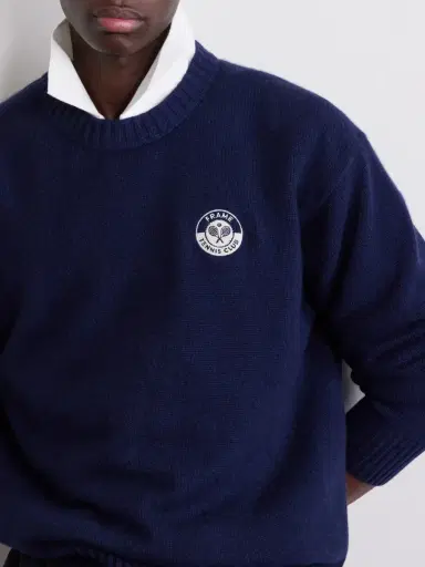 Frame Logo-Embroidered Cashmere Sweater - Men | Thumbnail 5 Frame Logo-Embroidered Cashmere Sweater - Men | Thumbnail 5