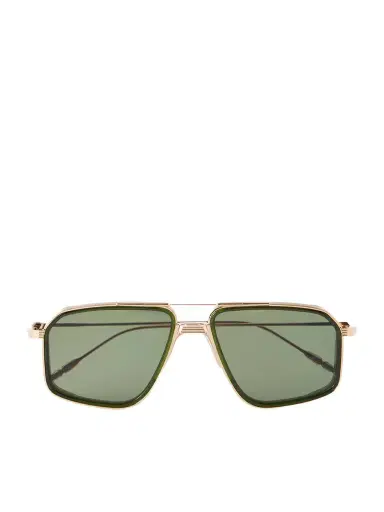 Jacques Marie Mage Jagger Aviator-Style Gold-Tone Titanium Sunglasses - Men | Thumbnail 1 Jacques Marie Mage Jagger Aviator-Style Gold-Tone Titanium Sunglasses - Men | Thumbnail 1