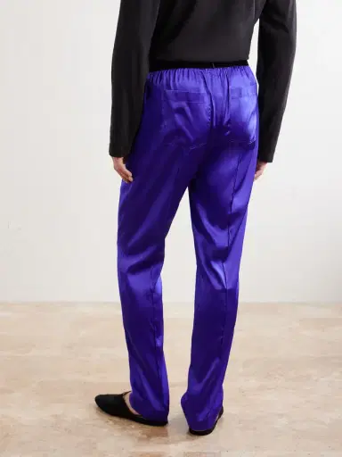 Tom Ford Silk-Blend Satin Pyjama Trousers - Men | Thumbnail 4 Tom Ford Silk-Blend Satin Pyjama Trousers - Men | Thumbnail 4