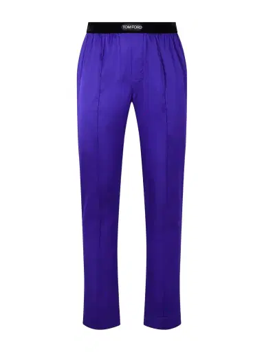 Tom Ford Silk-Blend Satin Pyjama Trousers - Men | Thumbnail 1 Tom Ford Silk-Blend Satin Pyjama Trousers - Men | Thumbnail 1