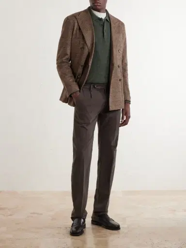 Massimo Alba Ionio2 Straight-Leg Cotton-Blend Trousers - Men | Thumbnail 2 Massimo Alba Ionio2 Straight-Leg Cotton-Blend Trousers - Men | Thumbnail 2