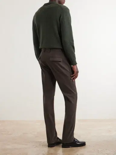 Massimo Alba Ionio2 Straight-Leg Cotton-Blend Trousers - Men | Thumbnail 4 Massimo Alba Ionio2 Straight-Leg Cotton-Blend Trousers - Men | Thumbnail 4