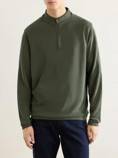 Peter Millar Soft Performance Jersey Half-Zip Sweater - Men | Thumbnail 3 Peter Millar Soft Performance Jersey Half-Zip Sweater - Men | Thumbnail 3