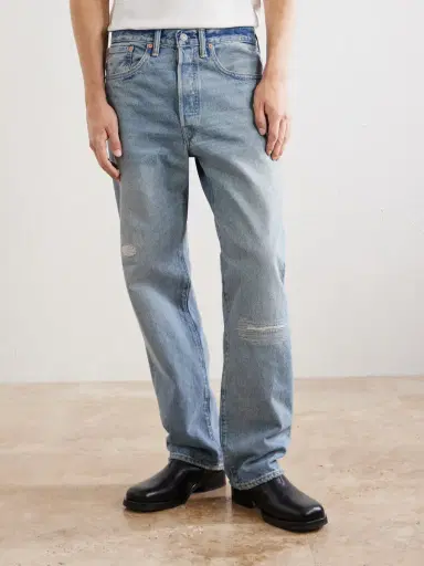 RRL Straight-Leg Logo-Embroidered Distressed Jeans - Men | Thumbnail 3 RRL Straight-Leg Logo-Embroidered Distressed Jeans - Men | Thumbnail 3