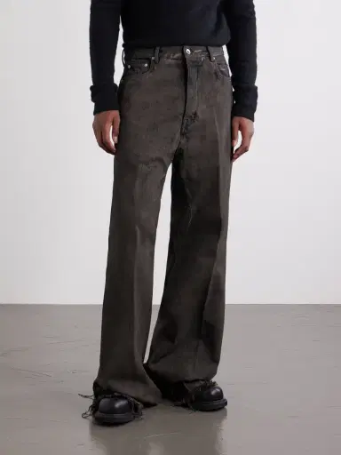 Rick Owens Bolan Flared Frayed Jeans - Men | Thumbnail 3 Rick Owens Bolan Flared Frayed Jeans - Men | Thumbnail 3