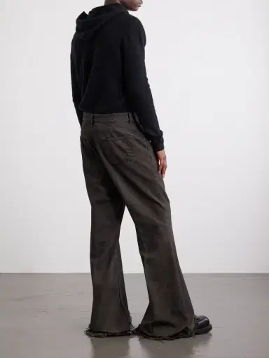 Rick Owens Bolan Flared Frayed Jeans - Men | Thumbnail 4 Rick Owens Bolan Flared Frayed Jeans - Men | Thumbnail 4