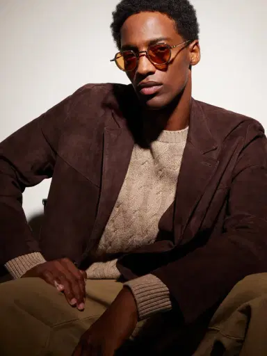 Jacques Marie Mage Dixon Round-Frame Gold-Tone Metal Sunglasses - Men | Thumbnail 2 Jacques Marie Mage Dixon Round-Frame Gold-Tone Metal Sunglasses - Men | Thumbnail 2