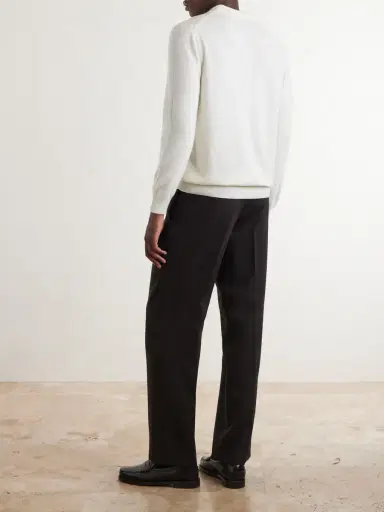 Altea Virgin Wool Polo Sweater - Men | Thumbnail 4 Altea Virgin Wool Polo Sweater - Men | Thumbnail 4
