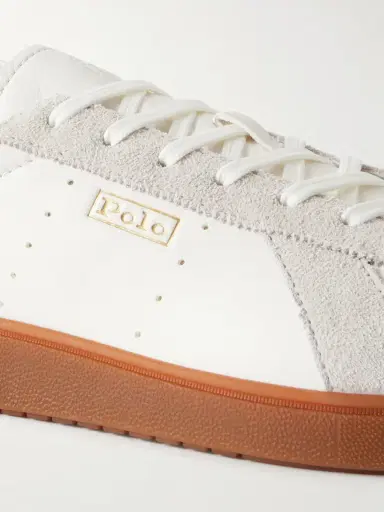Polo Ralph Lauren Bedford Suede-Trimmed Leather Sneakers - Men | Thumbnail 5 Polo Ralph Lauren Bedford Suede-Trimmed Leather Sneakers - Men | Thumbnail 5