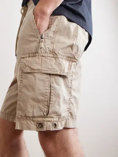 James Perse Straight-Leg Stretch Cotton-Poplin Shorts - Men | Thumbnail 5 James Perse Straight-Leg Stretch Cotton-Poplin Shorts - Men | Thumbnail 5