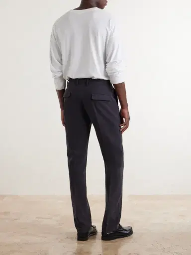 Massimo Alba Ionio2 Straight-Leg Cotton-Blend Trousers - Men | Thumbnail 4 Massimo Alba Ionio2 Straight-Leg Cotton-Blend Trousers - Men | Thumbnail 4