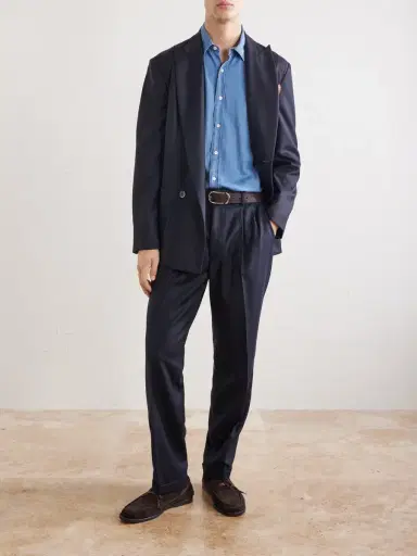 Barena Straight-Leg Wool-Flannel Suit Trousers - Men | Thumbnail 2 Barena Straight-Leg Wool-Flannel Suit Trousers - Men | Thumbnail 2