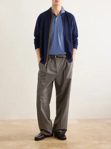 Peter Millar Excursionist Merino Wool-Blend Zip-Up Cardigan - Men | Thumbnail 2 Peter Millar Excursionist Merino Wool-Blend Zip-Up Cardigan - Men | Thumbnail 2
