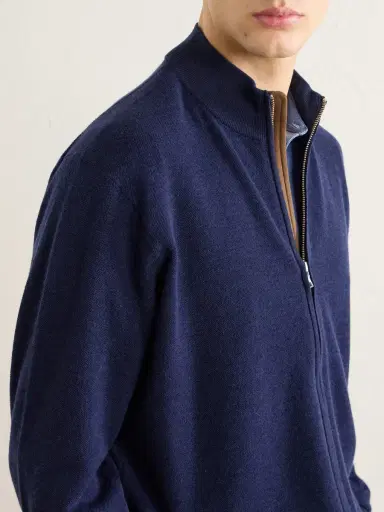 Peter Millar Excursionist Merino Wool-Blend Zip-Up Cardigan - Men | Thumbnail 5 Peter Millar Excursionist Merino Wool-Blend Zip-Up Cardigan - Men | Thumbnail 5