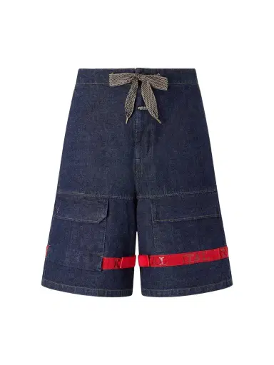 KAPITAL Nouvelle Shuttle Straight-Leg Denim Shorts - Men | Thumbnail 1 KAPITAL Nouvelle Shuttle Straight-Leg Denim Shorts - Men | Thumbnail 1