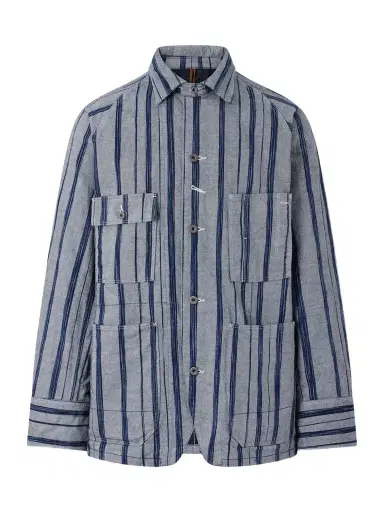 KAPITAL Cactus Striped Cotton-Kasuri Jacket - Men | Thumbnail 1 KAPITAL Cactus Striped Cotton-Kasuri Jacket - Men | Thumbnail 1