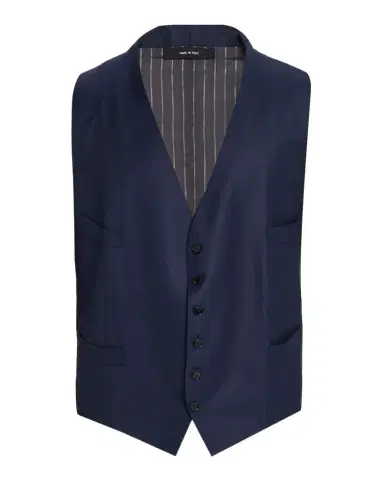 Tom Ford Men's Wool Button-Front Waistcoat | Thumbnail 1 Tom Ford Men's Wool Button-Front Waistcoat | Thumbnail 1