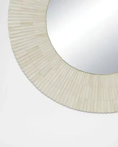 Regina Andrew Mirabelle Bone Mirror, 32" Round | Thumbnail 3 Regina Andrew Mirabelle Bone Mirror, 32" Round | Thumbnail 3
