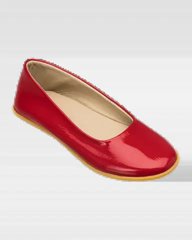 Elephantito Little Girl 's & Girl 's Bare Patent Leather Ballerina Flats | Thumbnail 2 Elephantito Little Girl 's & Girl 's Bare Patent Leather Ballerina Flats | Thumbnail 2
