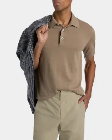 Sartorio Men's Cotton Polo Shirt | Thumbnail 4 Sartorio Men's Cotton Polo Shirt | Thumbnail 4