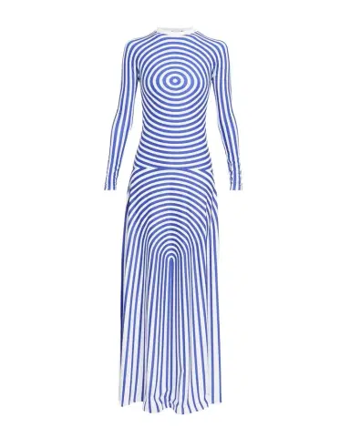Jean Paul Gaultier Target Print Jersey Long-Sleeve Maxi Dress | Thumbnail 1 Jean Paul Gaultier Target Print Jersey Long-Sleeve Maxi Dress | Thumbnail 1