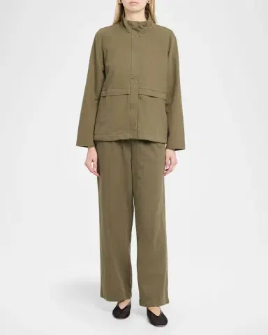 Eileen Fisher Slubby Organic Cotton-Linen Jacket | Thumbnail 2 Eileen Fisher Slubby Organic Cotton-Linen Jacket | Thumbnail 2