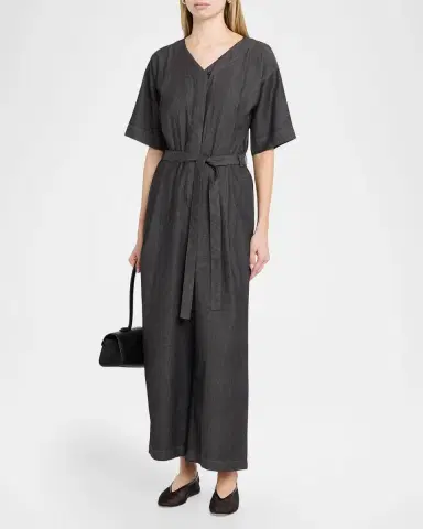Eileen Fisher Organic Cotton Twill Jumpsuit | Thumbnail 4 Eileen Fisher Organic Cotton Twill Jumpsuit | Thumbnail 4