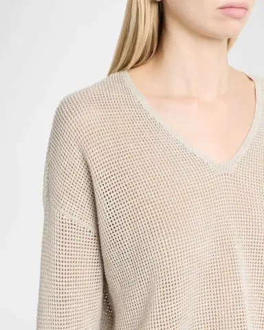 Eileen Fisher Scoopneck Open-Knit Sweater | Thumbnail 5 Eileen Fisher Scoopneck Open-Knit Sweater | Thumbnail 5