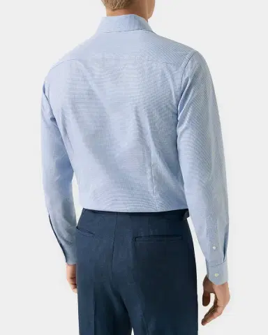 Eton Men's Signature Twill Micro-Pattern Dress Shirt | Thumbnail 3 Eton Men's Signature Twill Micro-Pattern Dress Shirt | Thumbnail 3