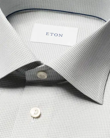 Eton Men's Signature Twill Micro-Pattern Dress Shirt | Thumbnail 6 Eton Men's Signature Twill Micro-Pattern Dress Shirt | Thumbnail 6